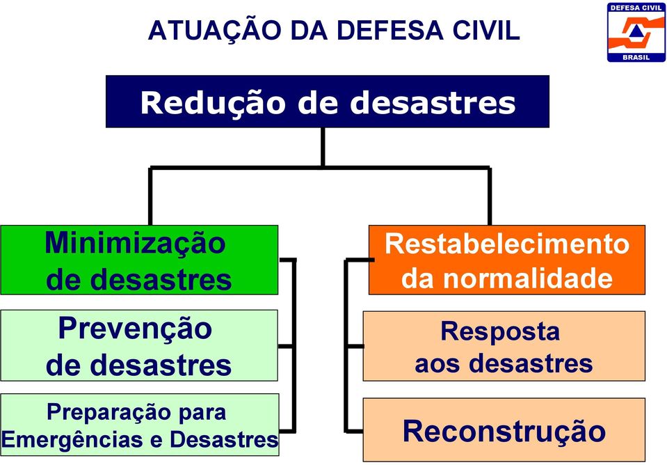 Preparação para Emergências e Desastres