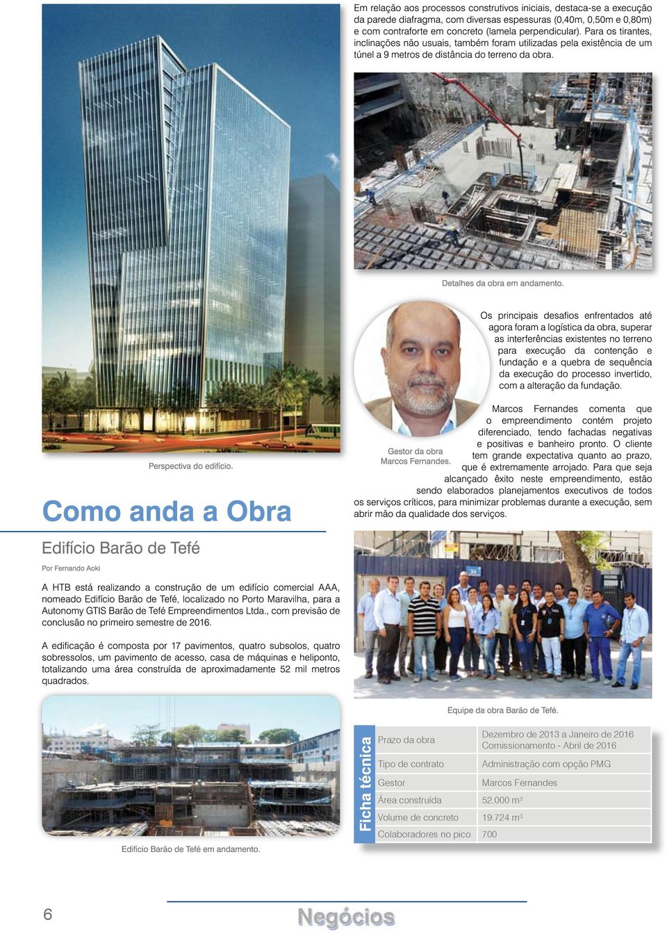 Administração com opção PMG Marcos Fernandes Área construída