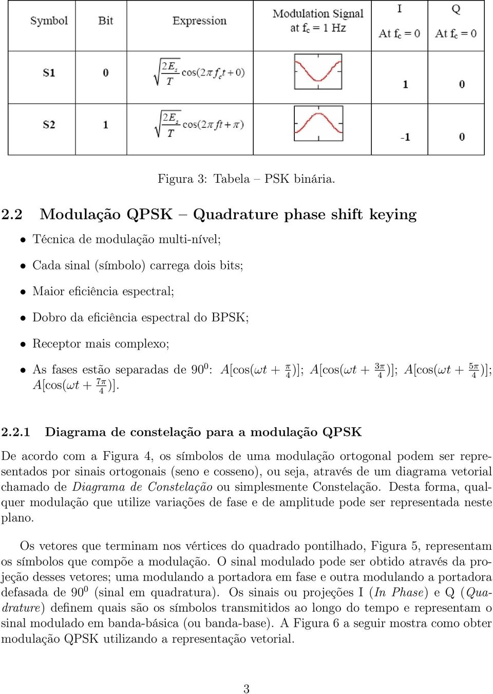 mais complexo; As fases estão separadas de 90 0 : A[cos(ωt + π 4 )]; A[cos(ωt + 3π 4 )]; A[cos(ωt + 5π 4 )]; A[cos(ωt + 7π 4 )]. 2.