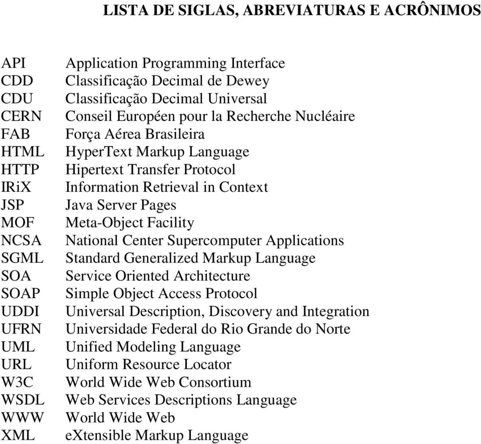 Server Pages Meta-Object Facility National Center Supercomputer Applications Standard Generalized Markup Language Service Oriented Architecture Simple Object Access Protocol Universal Description,