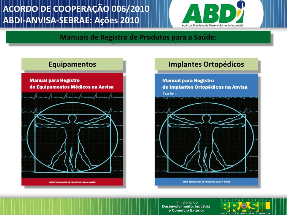 Manuais de Registro de Produtos