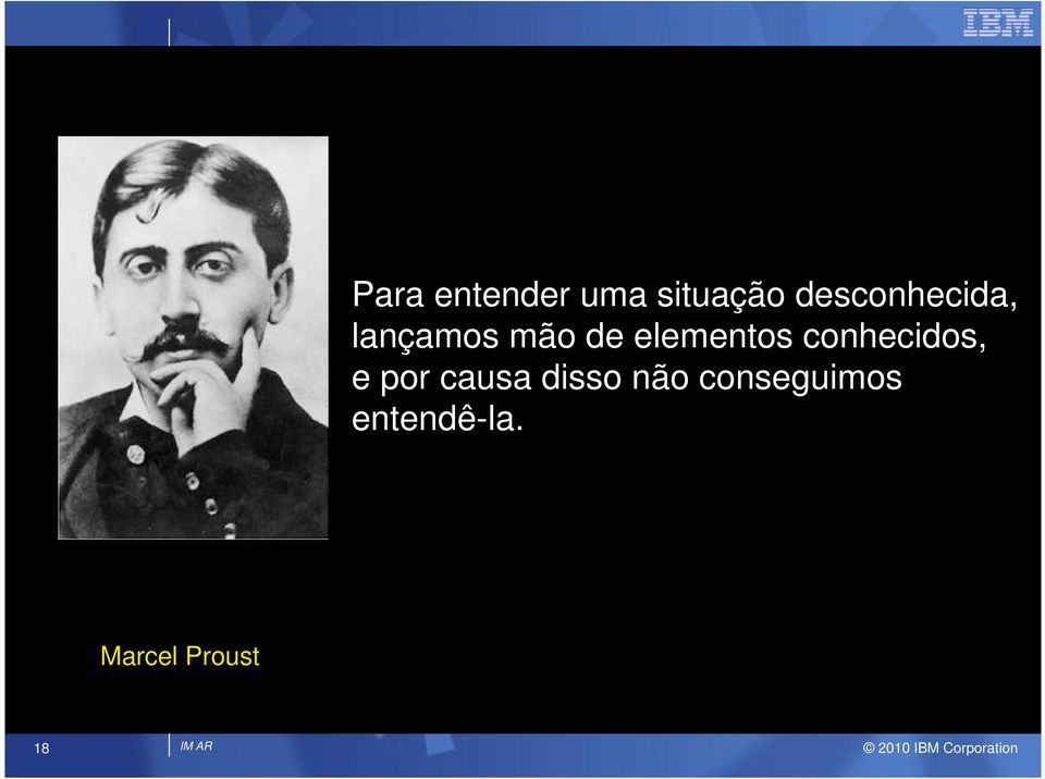 elementos conhecidos, e por causa