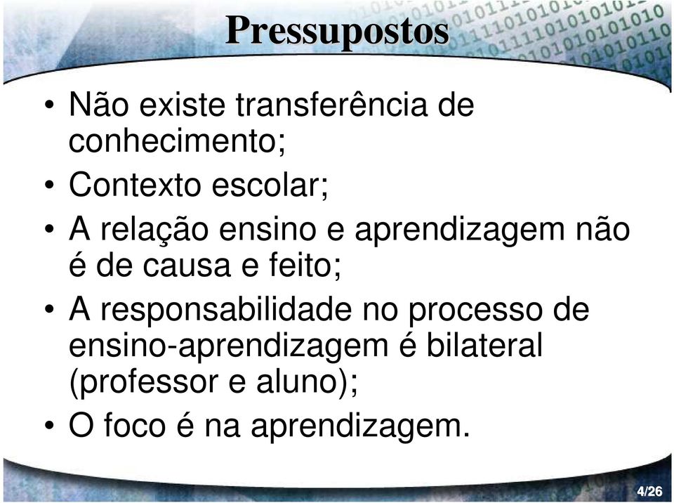 causa e feito; A responsabilidade no processo de