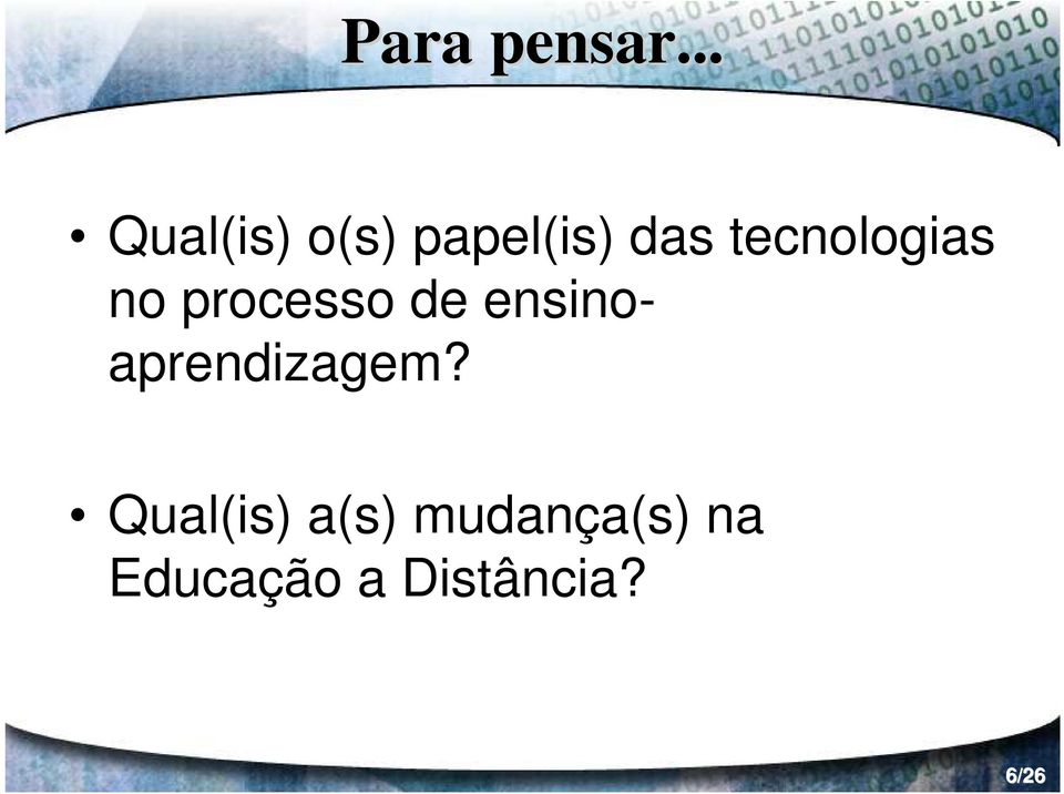 tecnologias no processo de