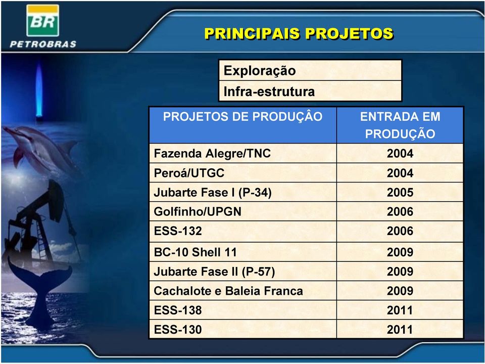 ESS-132 BC-10 Shell 11 Jubarte Fase II (P-57) Cachalote e Baleia Franca