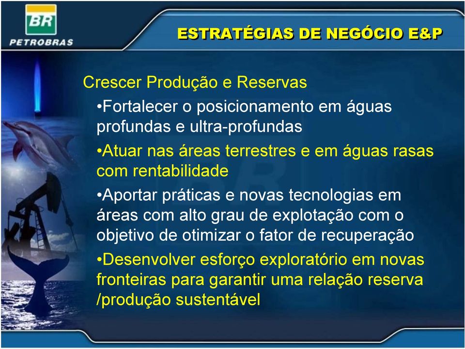 tecnologias em áreas com alto grau de explotação com o objetivo de otimizar o fator de recuperação