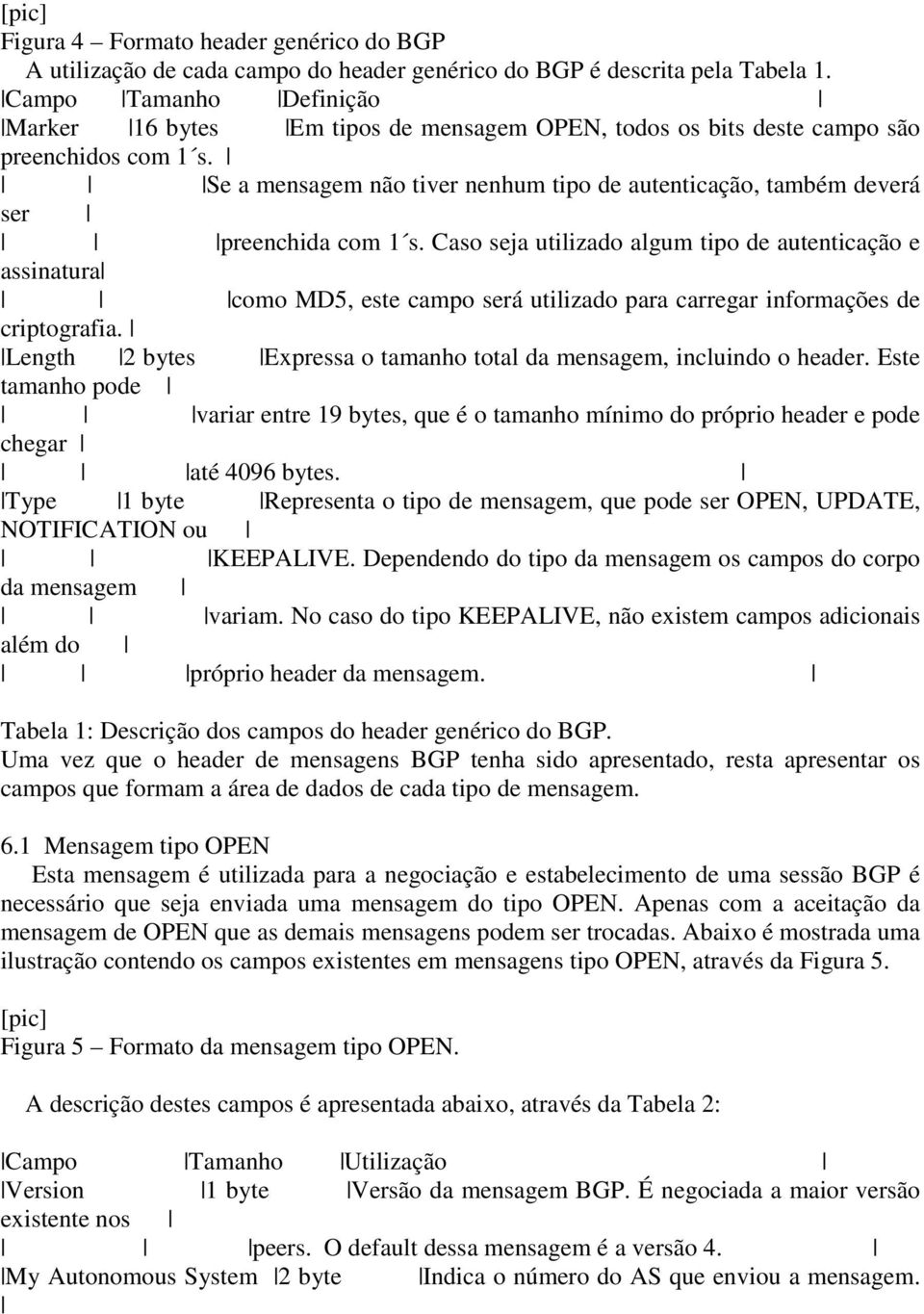 Se a mensagem não tiver nenhum tipo de autenticação, também deverá ser preenchida com 1 s.