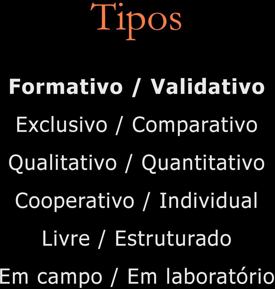 Quantitativo Cooperativo / Individual