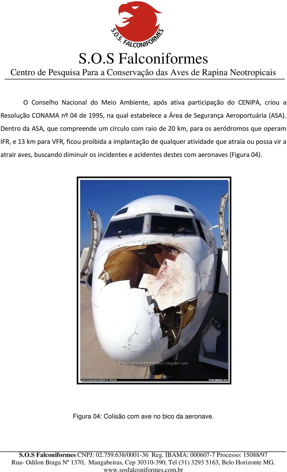 Dentro da ASA, que compreende um círculo com raio de 20 km, para os aeródromos que operam IFR, e 13 km para VFR, ficou