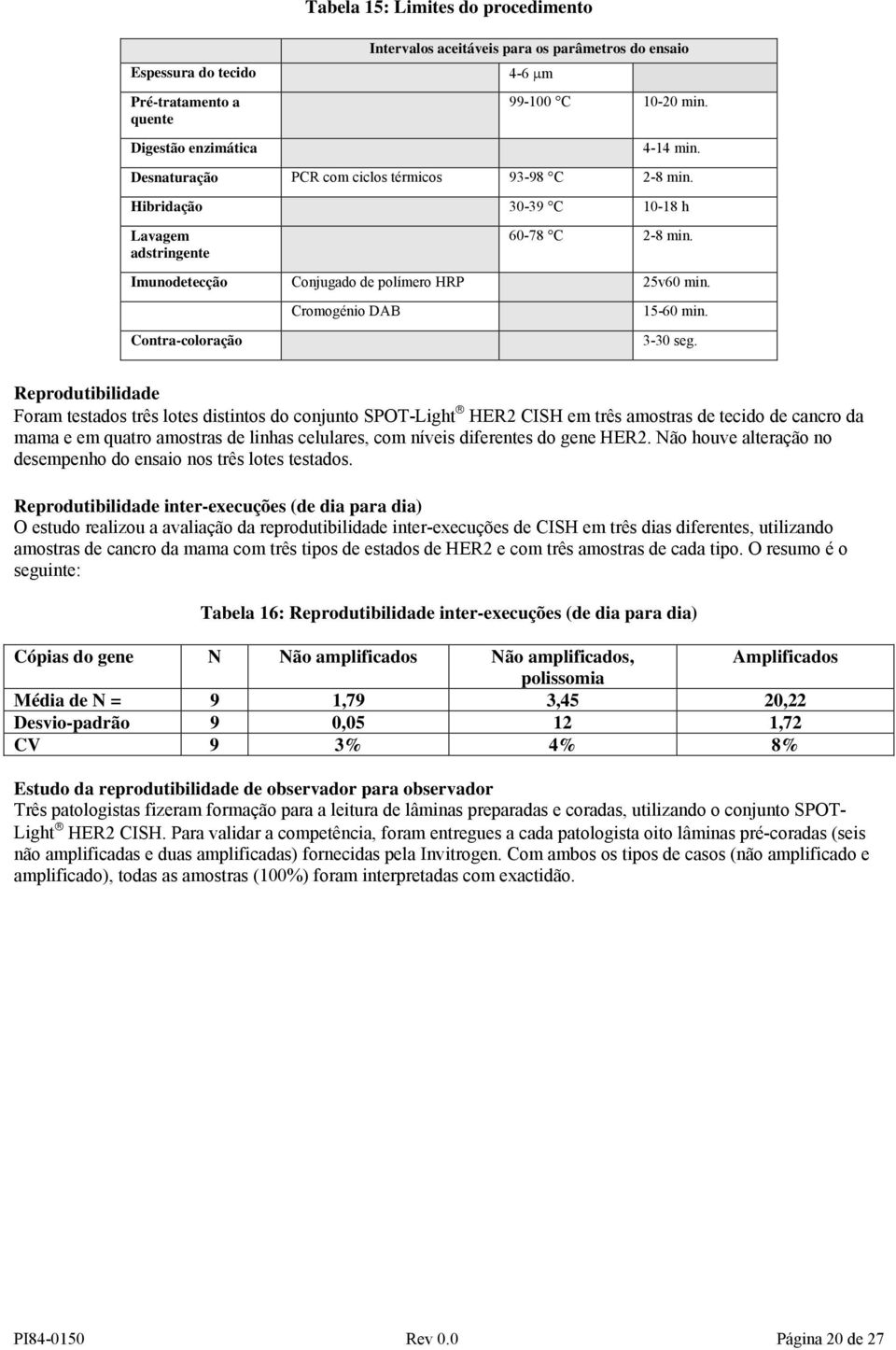 Contra-coloração Cromogénio DAB 15-60 min. 3-30 seg.