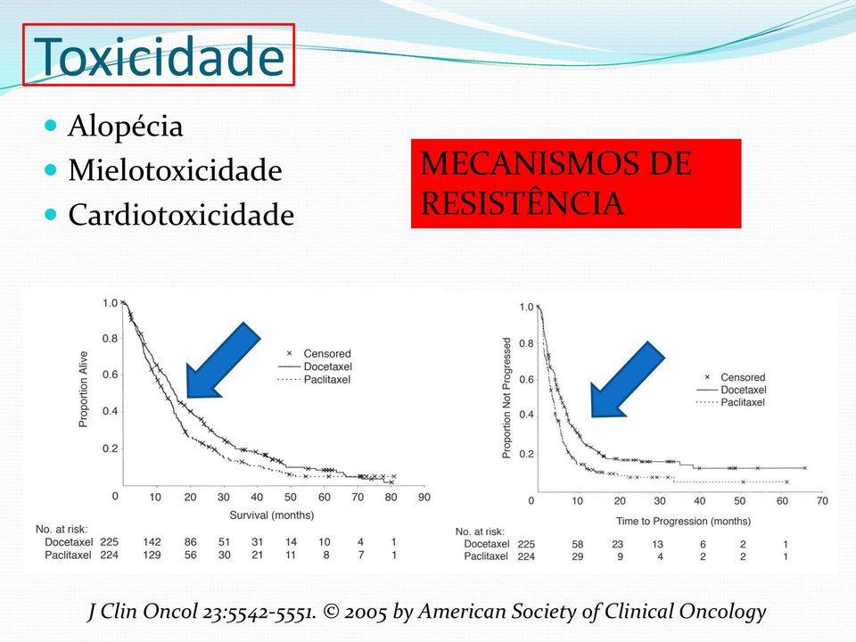 RESISTÊNCIA J Clin Oncol 23:5542-5551.