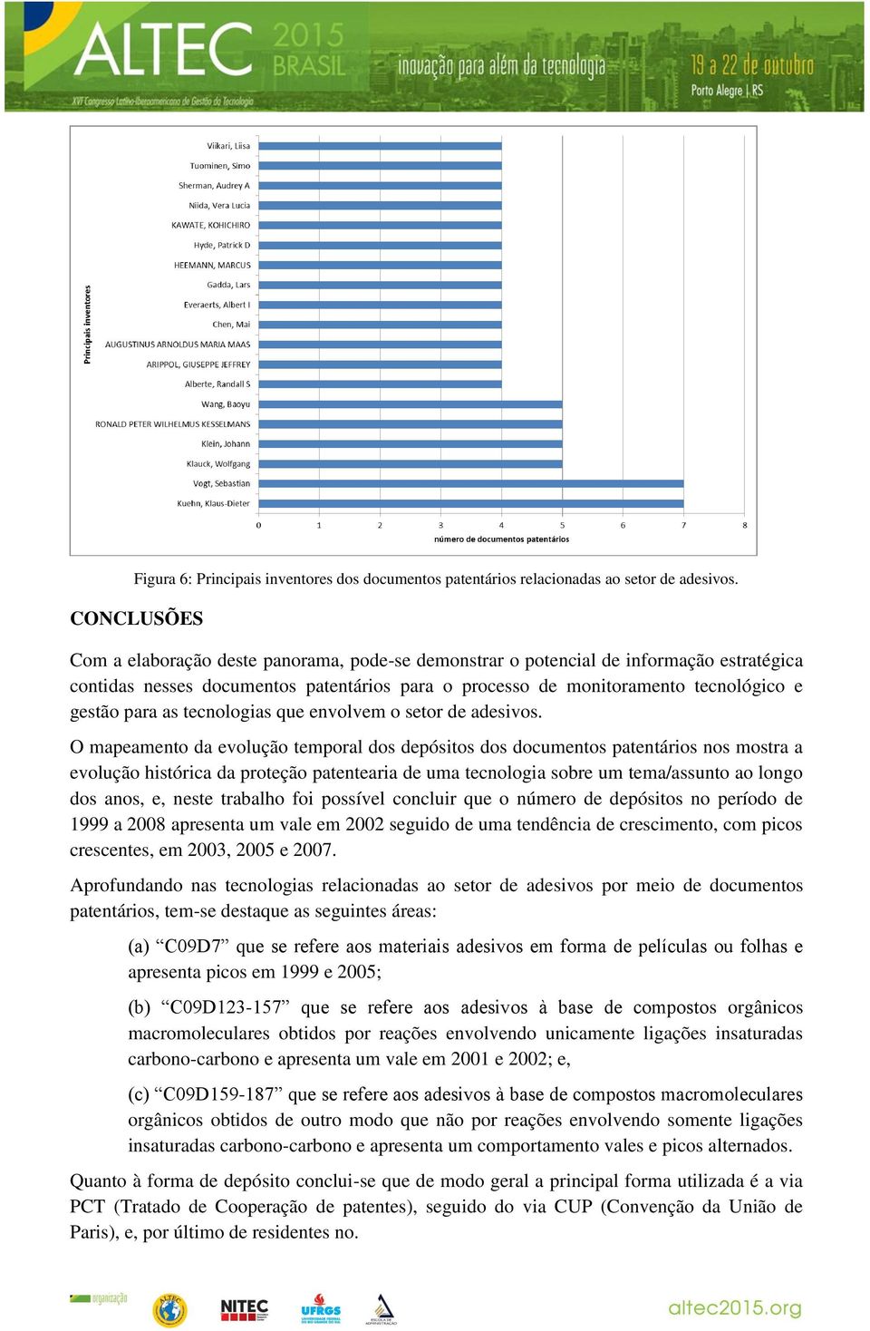 as tecnologias que envolvem o setor de adesivos.