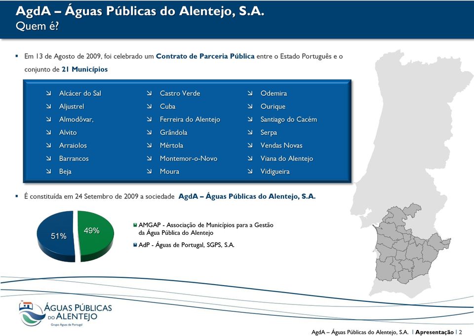 Sal Castro Verde Odemira Aljustrel Cuba Ourique Almodôvar, Ferreira do Alentejo Santiago do Cacém Alvito Grândola Serpa Arraiolos Mértola