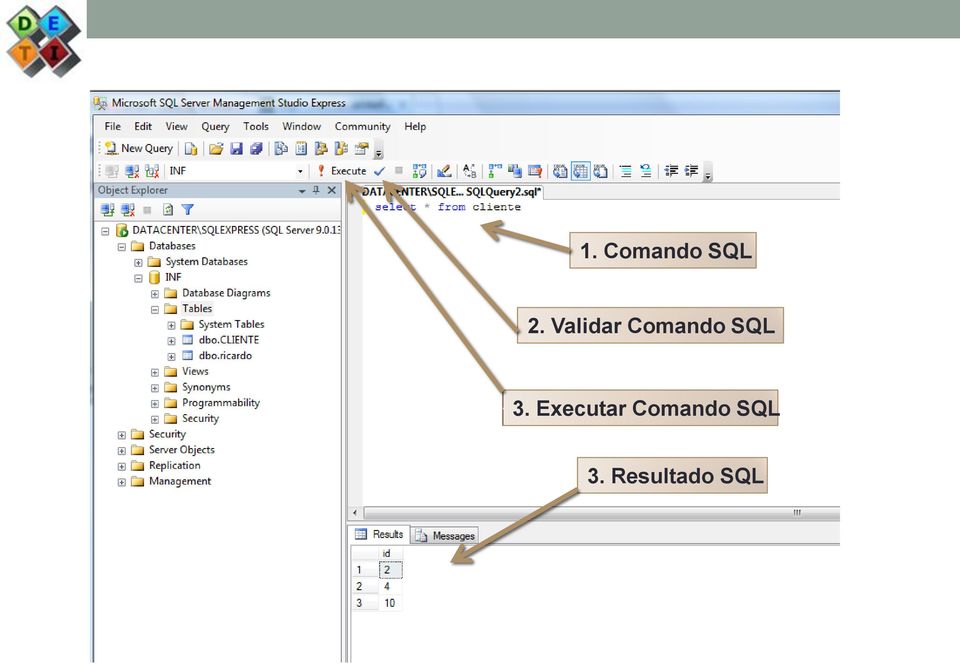 3. Executar Comando