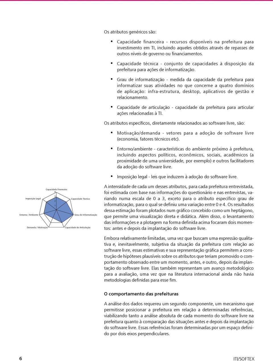 Grau de informatização - medida da capacidade da prefeitura para informatizar suas atividades no que concerne a quatro domínios de aplicação: infra-estrutura, desktop, aplicativos de gestão e