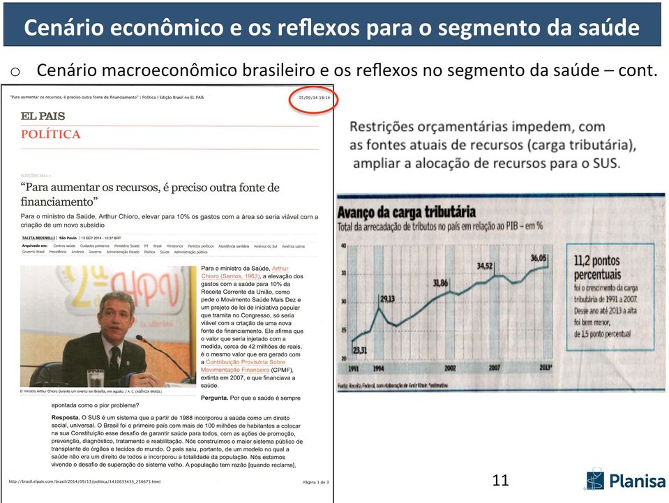 Cenário macroeconômico brasileiro