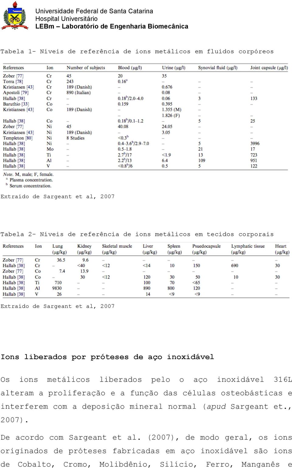 alteram a proliferação e a função das células osteobásticas e interferem com a deposição mineral normal (apud Sargeant et., 2007).