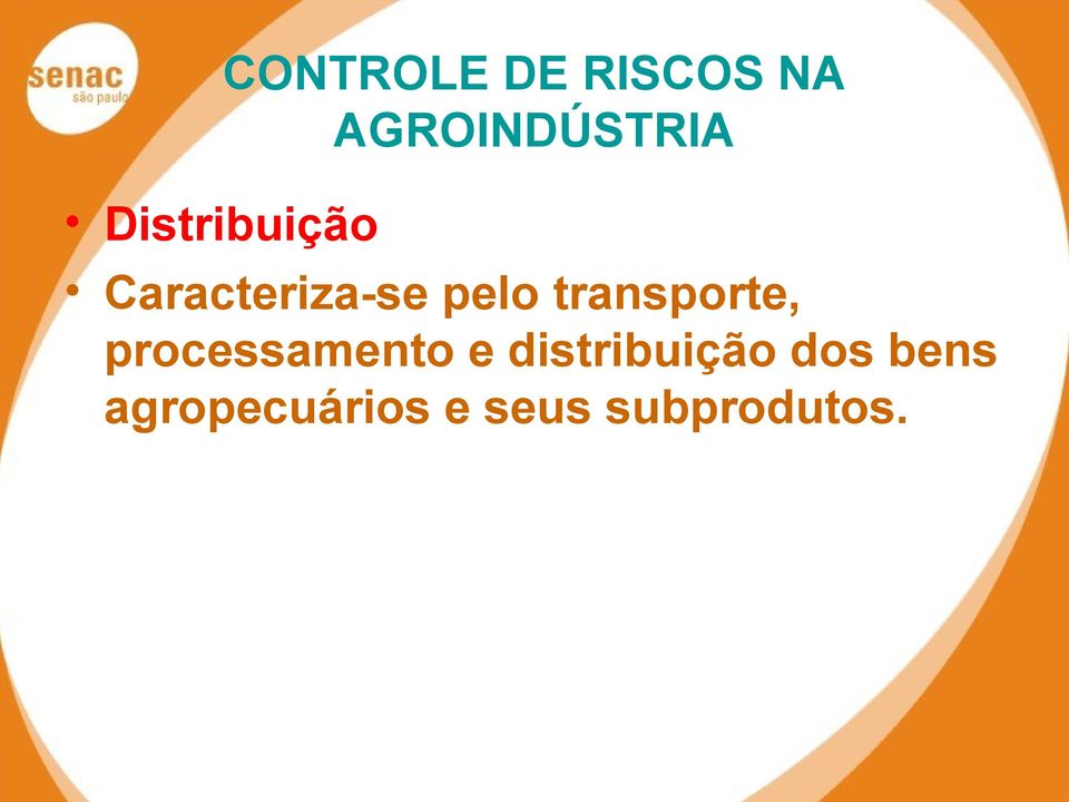 processamento e distribuição