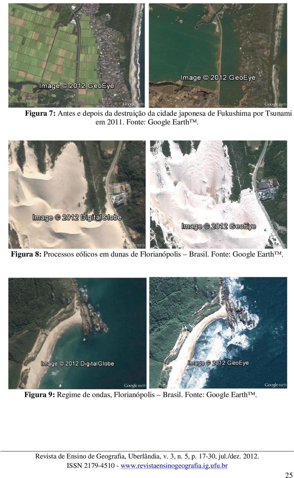 Figura 8: Processos eólicos em dunas de Florianópolis Brasil.