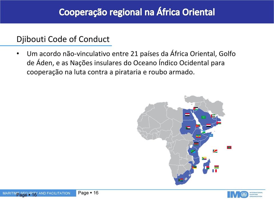 insulares do Oceano Índico Ocidental para cooperação na