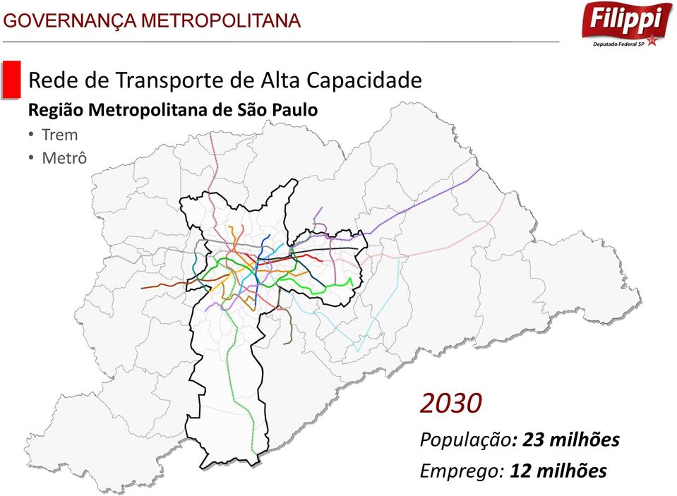 de São Paulo Trem Metrô 2030