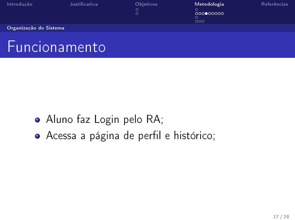 Login pelo RA; Acessa a