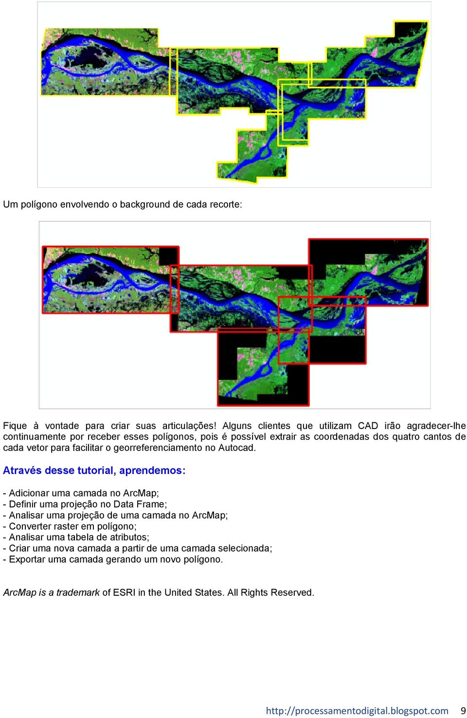 georreferenciamento no Autocad.