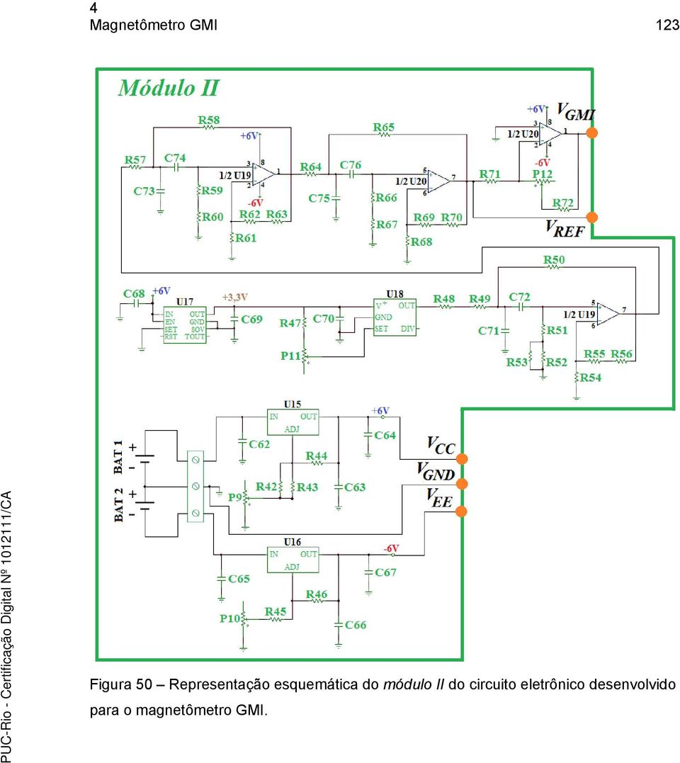 módulo II do circuito eletrônico