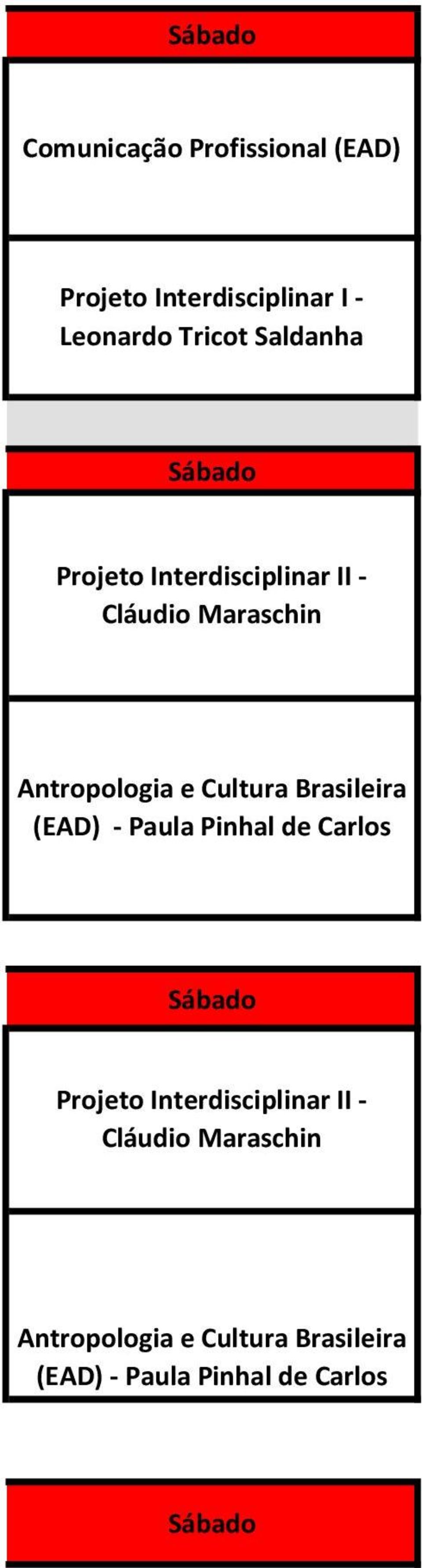 Cultura Brasileira (EAD) - Paula Pinhal de Carlos Projeto Interdisciplinar II