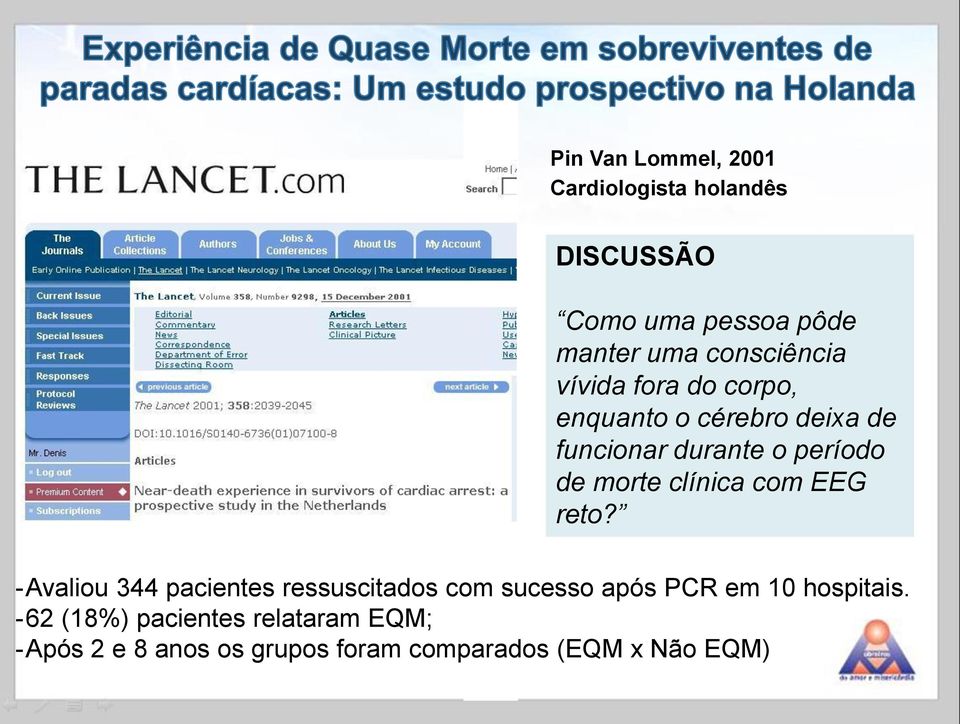 morte clínica com EEG reto?