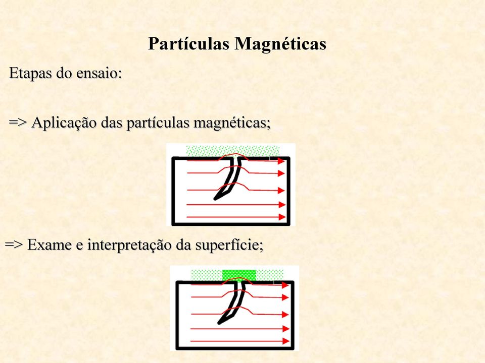partículas magnéticas; =>
