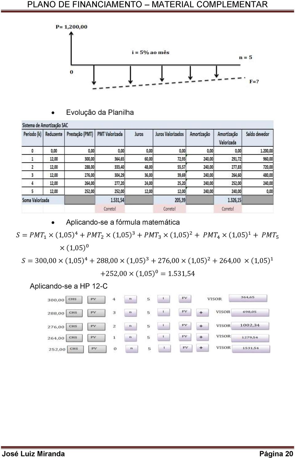 matemática Aplicando-se a