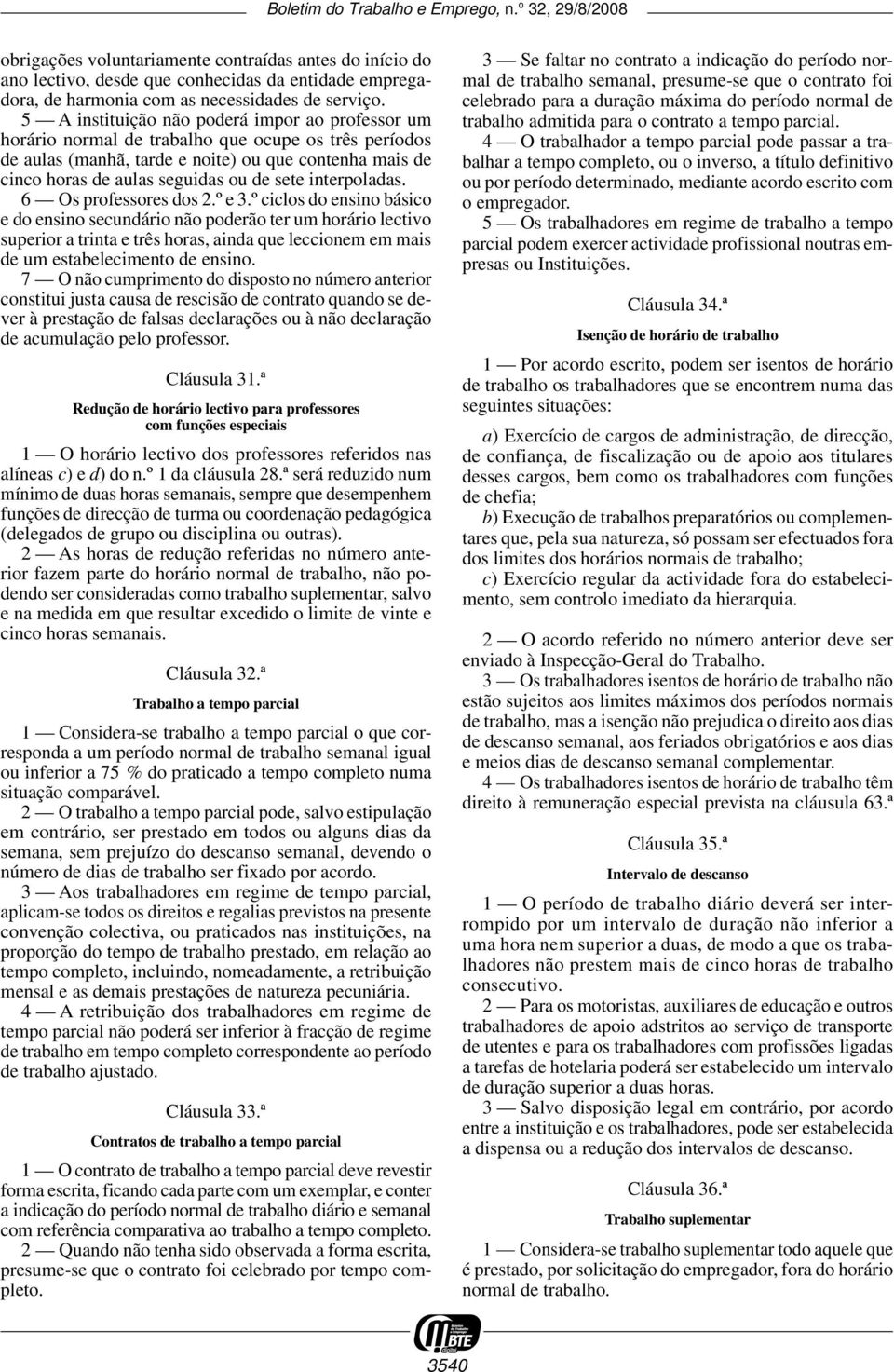 interpoladas. 6 Os professores dos 2.º e 3.