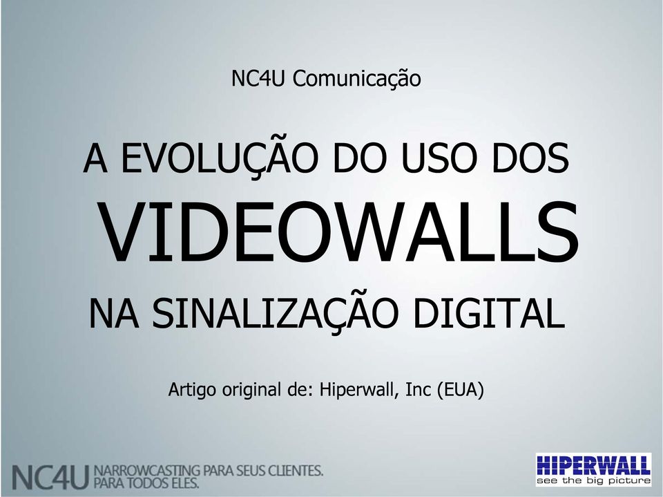 SINALIZAÇÃO DIGITAL Artigo