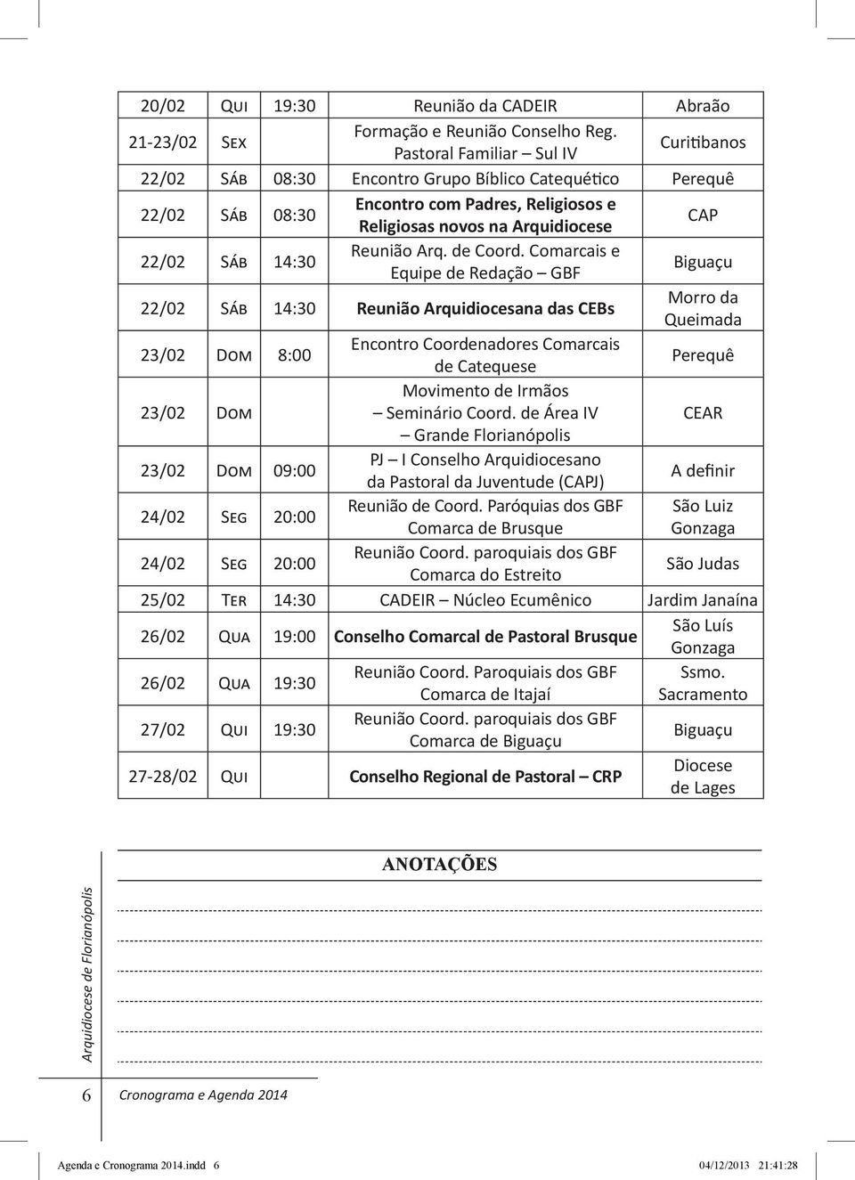 Reunião Arq. de Coord.