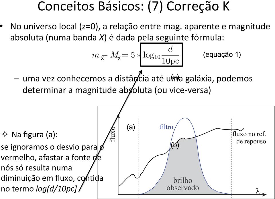 and aparente intrinsic e magnitude luminosity in givenabsoluta band.