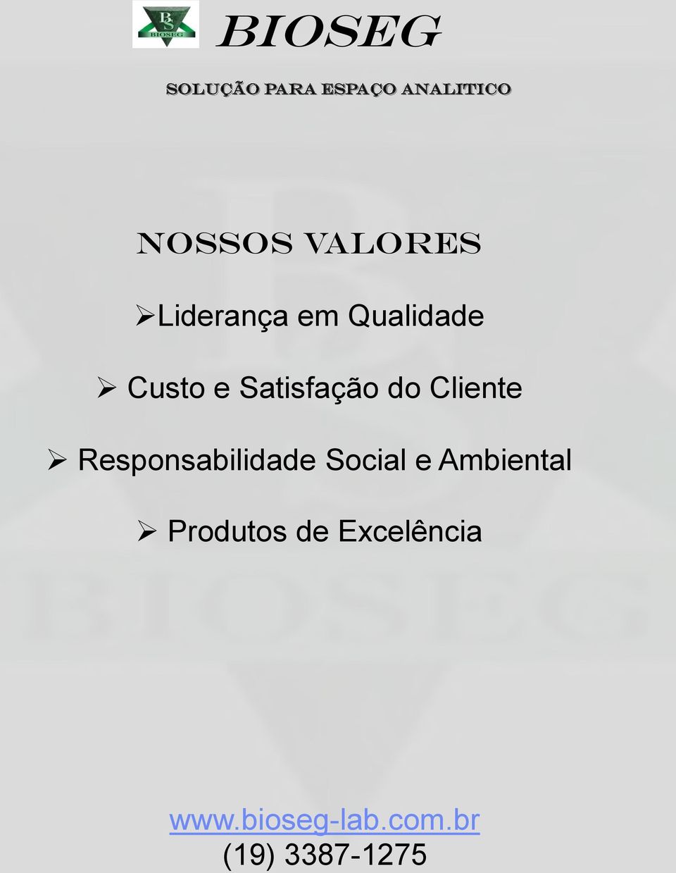 do Cliente Responsabilidade Social e Ambiental