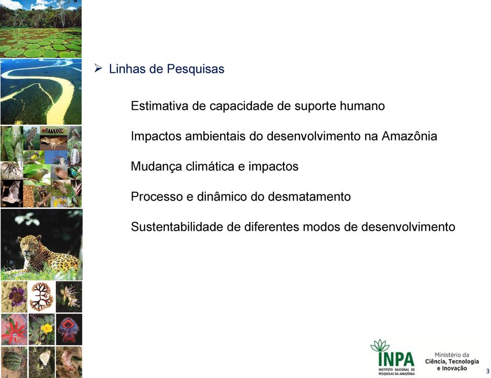 Mudança climática e impactos Processo e dinâmico do