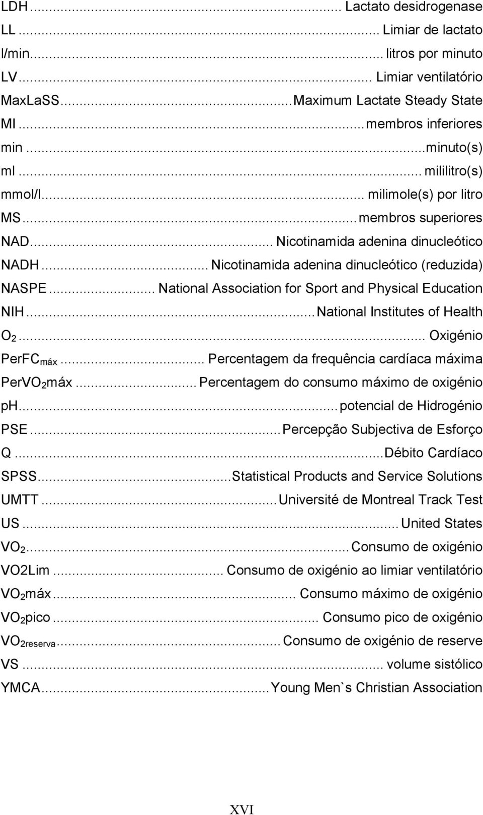 .. National Association for Sport and Physical Education NIH...National Institutes of Health O 2... Oxigénio PerFC máx... Percentagem da frequência cardíaca máxima PerVO 2 máx.