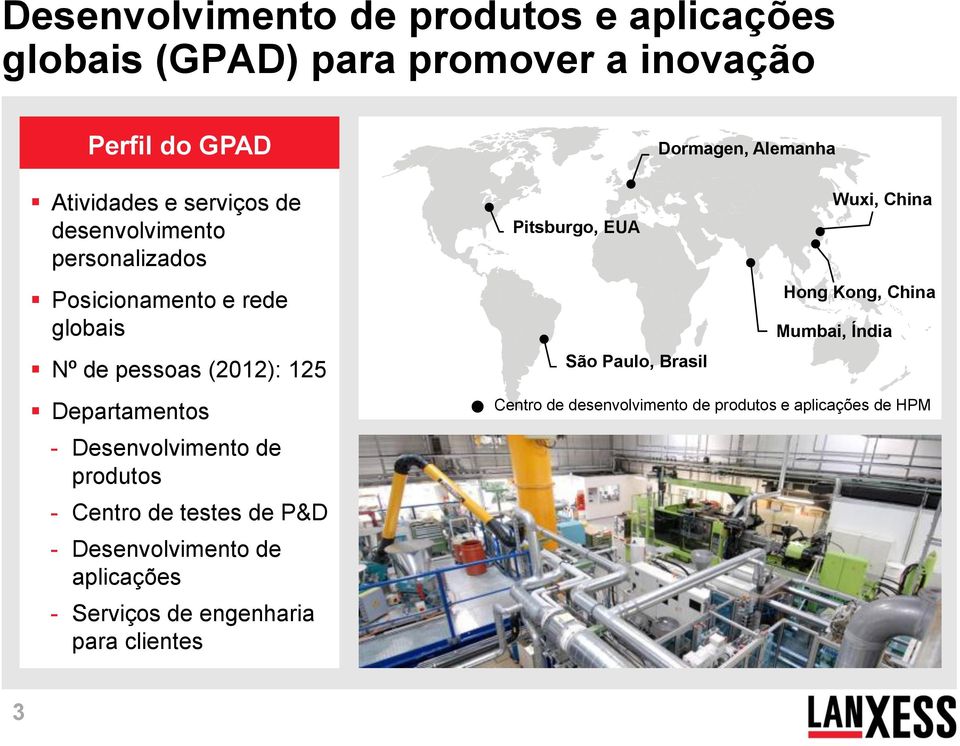 produtos - Centro de testes de P&D - Desenvolvimento de aplicações - Serviços de engenharia para clientes Dormagen, Alemanha