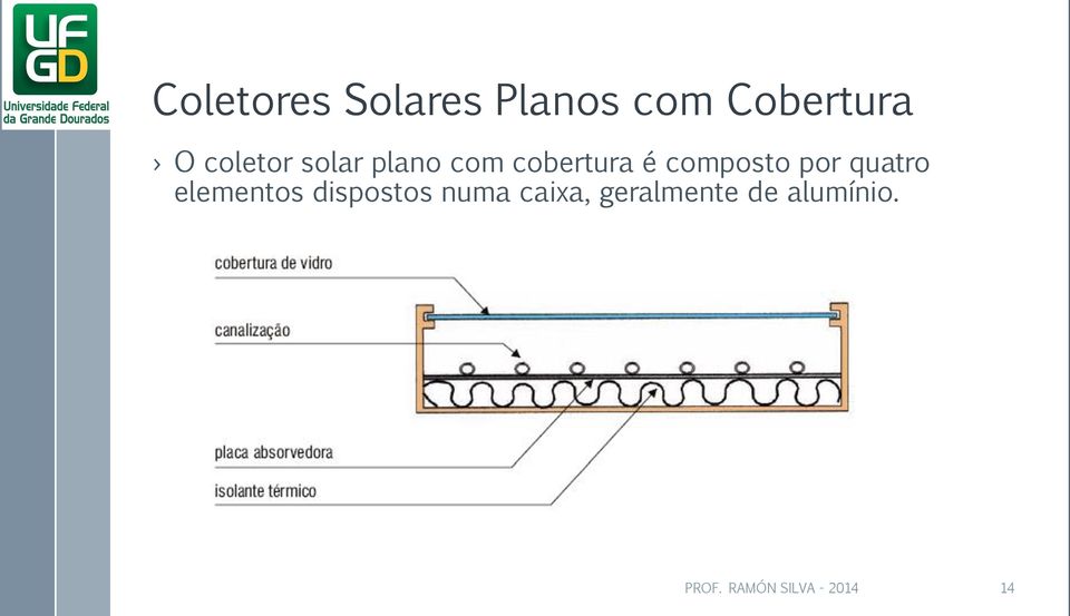 por quatro elementos dispostos numa caixa,