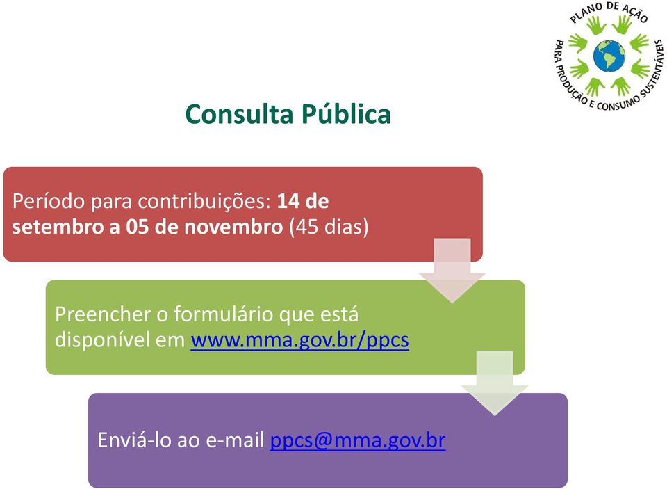 Preencher o formulário que está disponível em