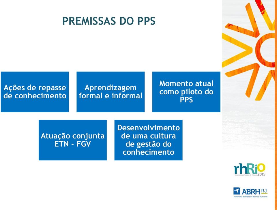 piloto do PPS Atuação conjunta ETN - FGV