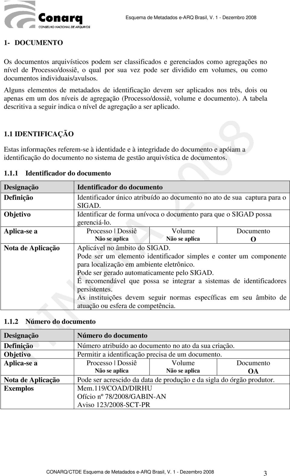 A tabela descritiva a guir indica o nível de agregação a r do. 1.