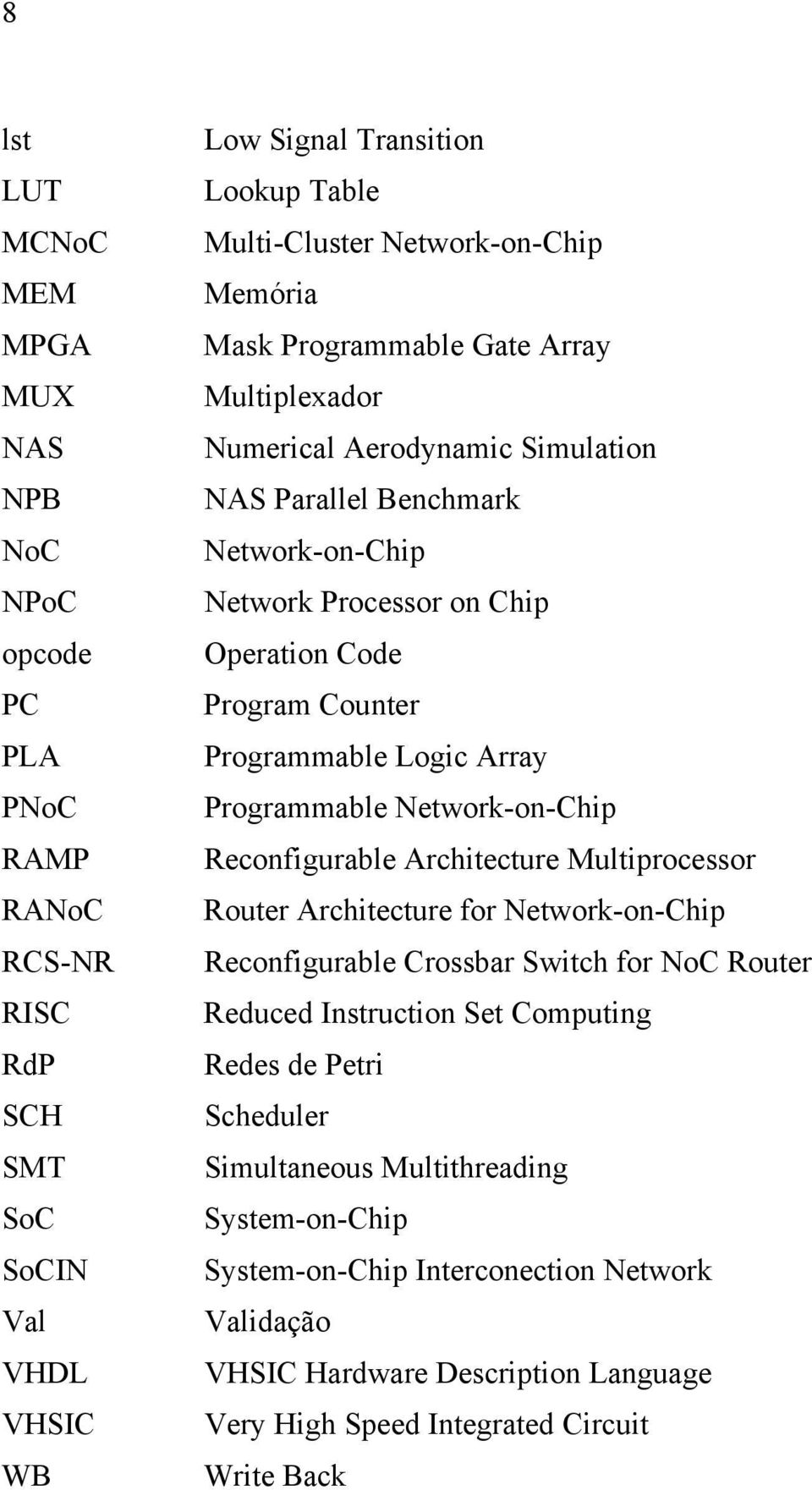 Logic Array Programmable Network-on-Chip Reconfigurable Architecture Multiprocessor Router Architecture for Network-on-Chip Reconfigurable Crossbar Switch for NoC Router Reduced Instruction Set