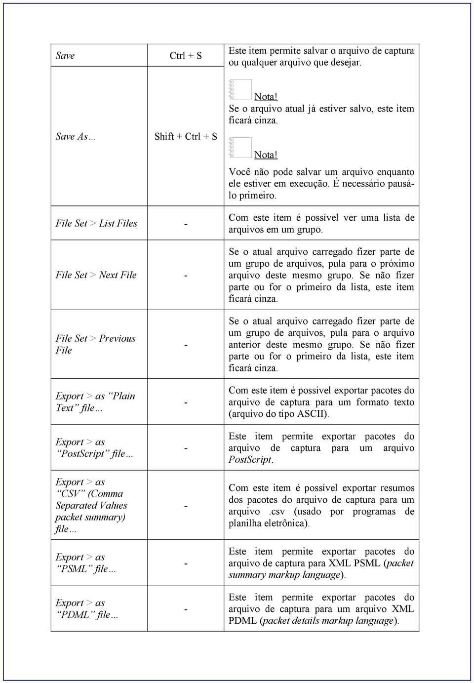 Se o atual arquivo carregado fizer parte de um grupo de arquivos, pula para o próximo arquivo deste mesmo grupo. Se não fizer parte ou for o primeiro da lista, este item ficará cinza.