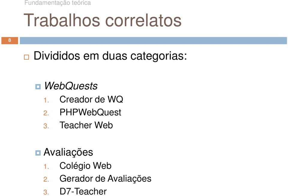 Creador de WQ 2. PHPWebQuest 3.