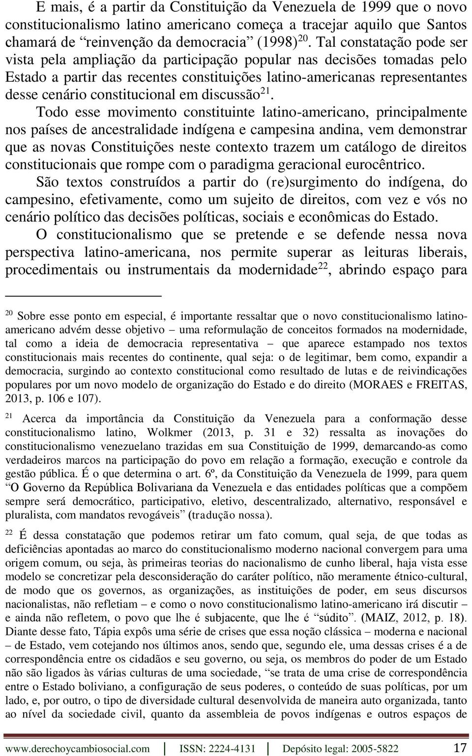 constitucional em discussão 21.