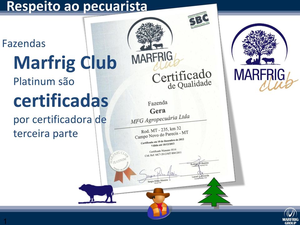 Platinum são certificadas