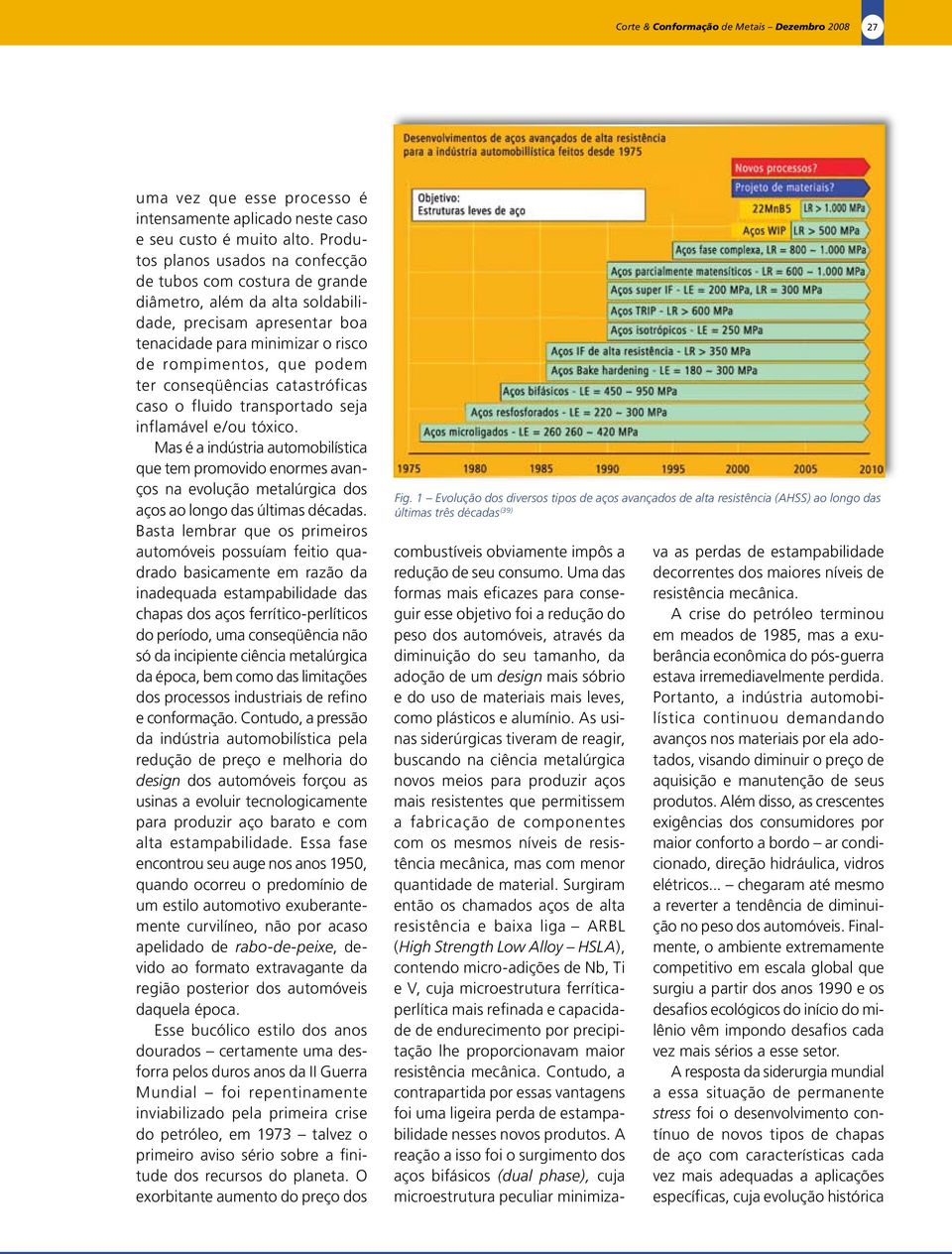 conseqüências catastróficas caso o fluido transportado seja inflamável e/ou tóxico.